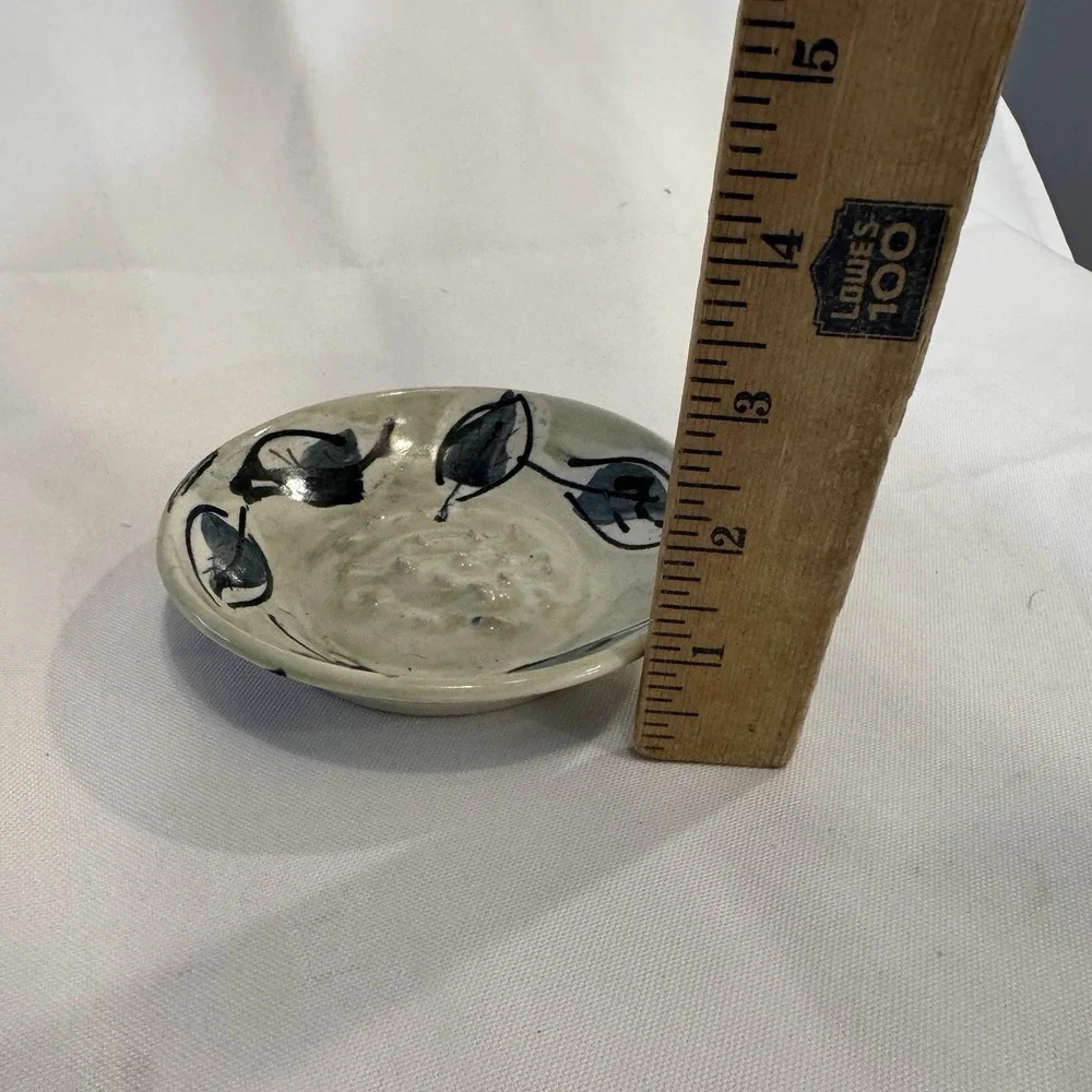 CP Ceramica Spain Garlic Ginger Grater Shredder Rasper Plate Ceramic HandPainted